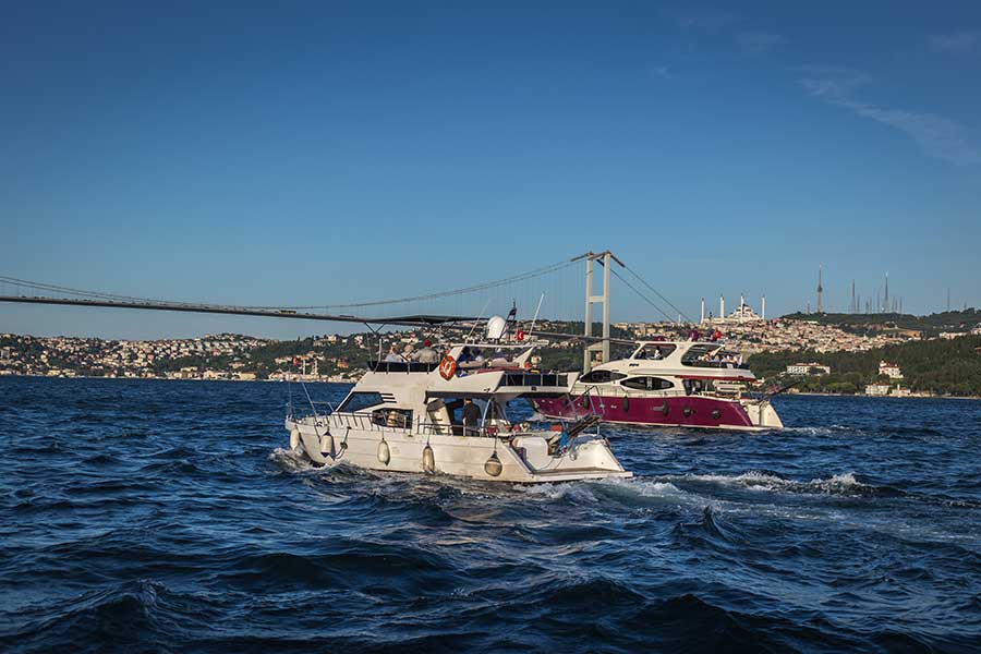 Bosphorus sunset yacht cruise